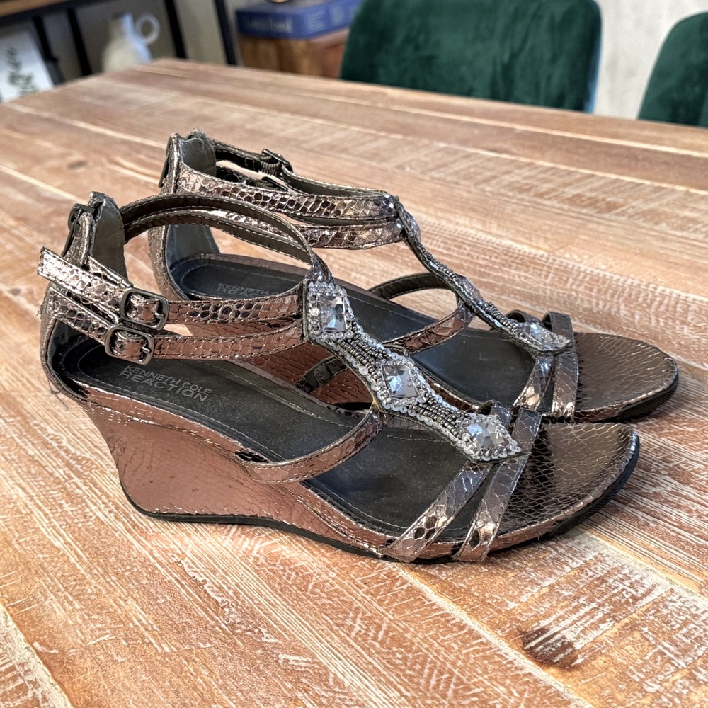 Kenneth Cole wedge sandals